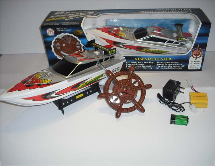 四通遥控赛艇包电 818